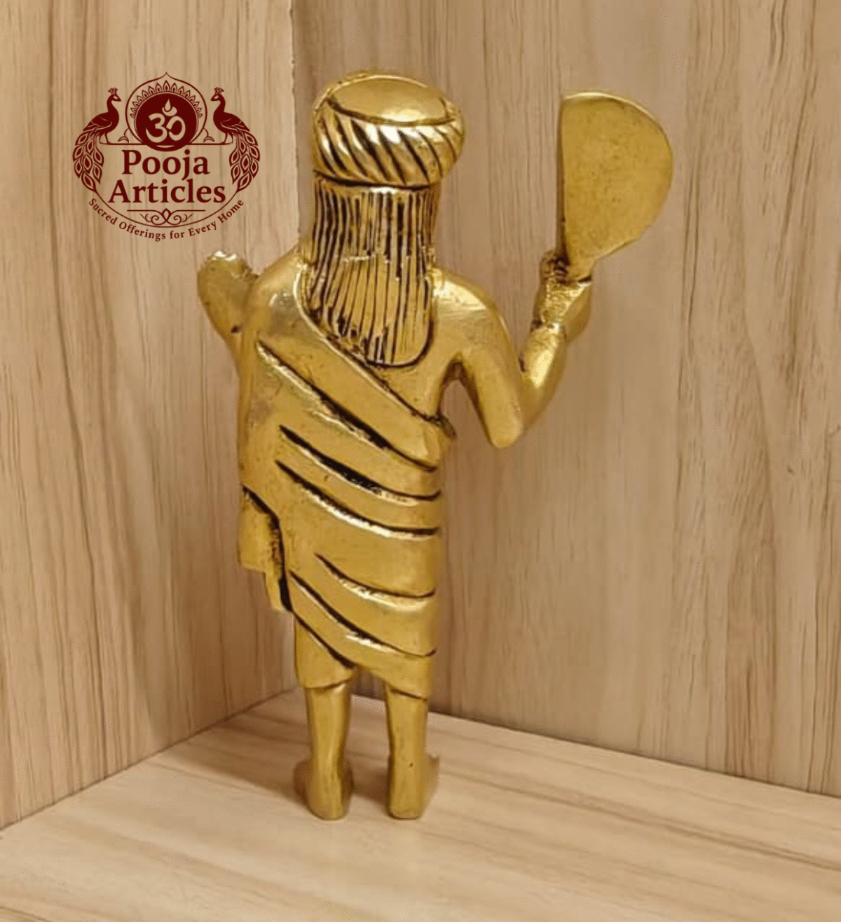 Buy Brass Yogi Ramsuratkumar Statue | Visiri Saamiyar – 500g, 5" Handmade Puja Idol Online For Pooja & Home Use