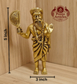 Buy Brass Yogi Ramsuratkumar Statue | Visiri Saamiyar – 500g, 5" Handmade Puja Idol Online For Pooja & Home Use