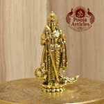 Buy Premium Brass Lord Murugan Statue – 30g, 2" Brass Vel Murugan Idol for Pooja