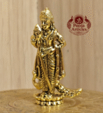 Buy Premium Brass Lord Murugan Statue – 30g, 2" Brass Vel Murugan Idol for Pooja