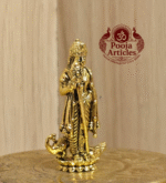 Buy Premium Brass Lord Murugan Statue – 30g, 2" Brass Vel Murugan Idol for Pooja
