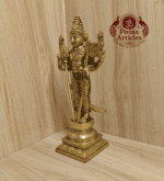 Buy Brass Murugan Idol – 2.370 kg, 10" Handcrafted Solid Brass Murugan Statue for Home Temple and Pooja