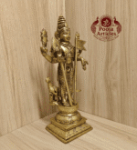 Buy Brass Murugan Idol – 2.370 kg, 10" Handcrafted Solid Brass Murugan Statue for Home Temple and Pooja