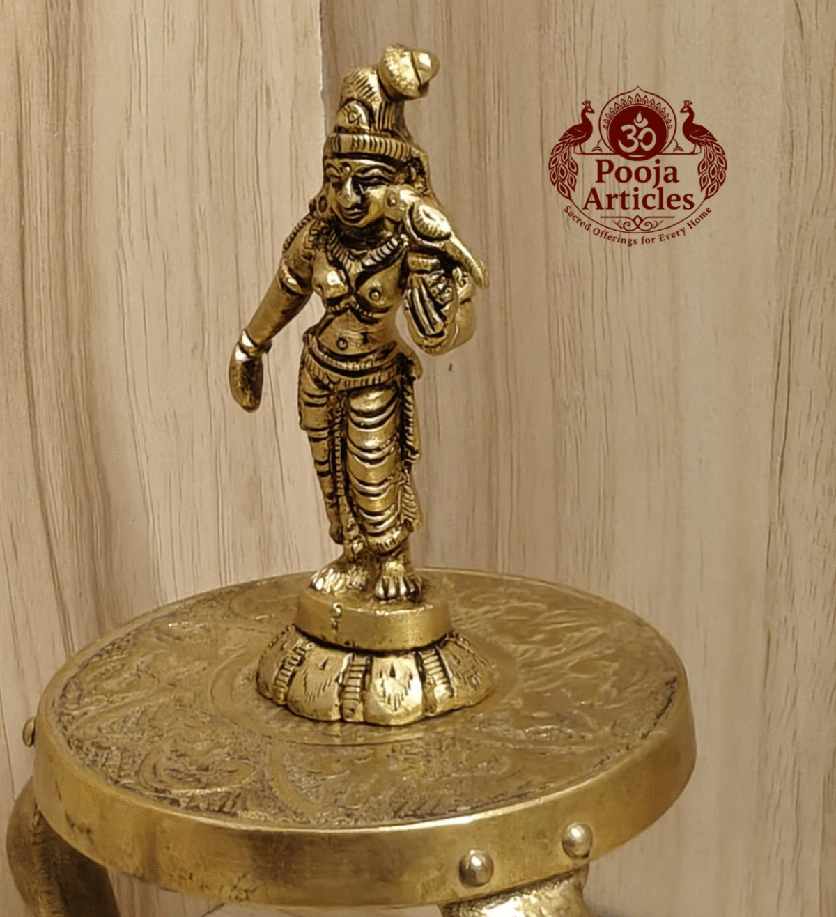 Buy Brass Andal Idol 90 g, 3″ – Premium Andal Statue for Pooja & Home Temple