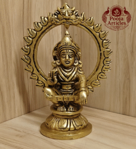 Buy Brass Ayyappan Statue – 650 g, 5" Pure Brass Ayyappan Idol for Home Temple 10 Buy Brass Ayyappan Statue – 650 g, 5" Pure Brass Ayyappan Idol for Home Temple