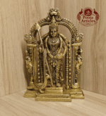 Buy Brass Lord Murugan Statue – 2.010 kg, 8.2" Pure Brass Murugan Idol for Home Pooja