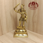 Buy Brass Madurai Veeran Statue 2.170 Kg, 10″ | Divine Protector Idol for Home & Temple