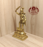 Buy Brass Madurai Veeran Statue 2.170 Kg, 10″ | Divine Protector Idol for Home & Temple