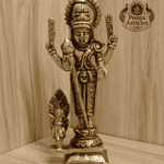 Buy Brass Murugan Statue – 580 g, 6.2″ Divine Brass Murugan Idol For Puja