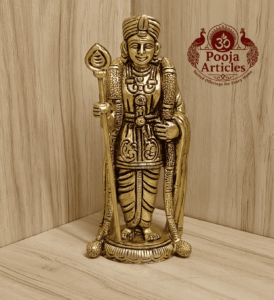 Buy Brass Murugan Statue 700 g, 5.5″ – Divine Brass Murugan Idol for Home Pooja & Gifting 10 Buy Brass Murugan Statue 700 g, 5.5″ – Divine Brass Murugan Idol for Home Pooja & Gifting