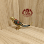 Buy Brass Parrot Statue 230 g, 3″ – Elegant Brass Parrot for Home Temple & Decor