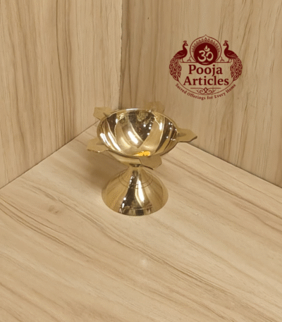 Buy Brass Poona Deep – 50 g, 2.5″ – Divine Brass Poona Deep for Pooja