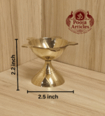 Buy Brass Poona Deep – 50 g, 2.5″ – Divine Brass Poona Deep for Pooja