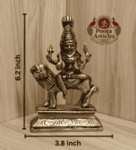 Buy Brass Pratyangira Devi Statue – 900g, 6.2" Divine Brass Pratyangira Devi Idol for Home Temple and Pooja