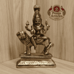 Buy Brass Pratyangira Devi Statue – 900g, 6.2" Divine Brass Pratyangira Devi Idol for Home Temple and Pooja
