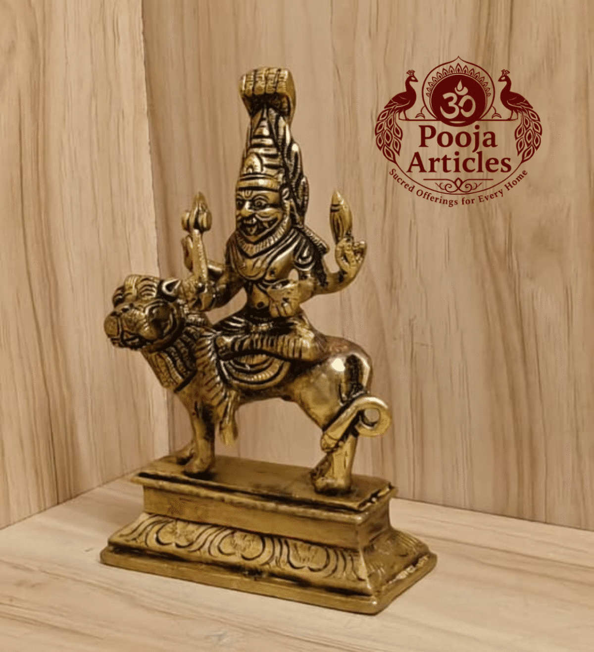Buy Brass Pratyangira Devi Statue – 900g, 6.2" Divine Brass Pratyangira Devi Idol for Home Temple and Pooja
