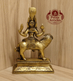 Buy Brass Pratyangira Devi Statue – 900g, 6.2" Divine Brass Pratyangira Devi Idol for Home Temple and Pooja