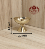 Buy Brass Pyali Deep 40 g, 2.2" – Divine Brass Pooja Bowl For Puja | PoojaArticles.com