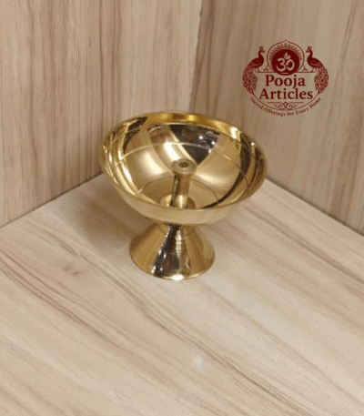 Buy Brass Pyali Deep 50 g, 2.6" – Divine Brass Pooja Bowl For Puja | PoojaArticles.com