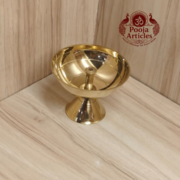 Cart 2 Buy Brass Pyali Deep 50 g, 2.6" – Divine Brass Pooja Bowl For Puja | PoojaArticles.com