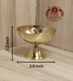 Buy Brass Pyali Deep 65 g, 2.9" – Solid Brass Oil Lamp For Puja | PoojaArticles.com
