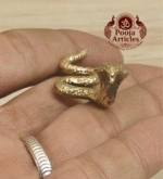 Buy Brass Snake Miniature – 10 g, 0.6″ | Divine Cobra Figurine for Pooja