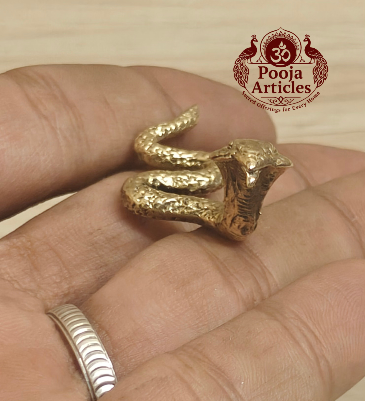 Buy Brass Snake Miniature – 10 g, 0.6″ | Divine Cobra Figurine for Pooja Buy Brass Snake Miniature – 10 g, 0.6″ | Divine Cobra Figurine for Pooja