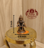 Buy Copper Ayyappan Statue – 50 g, 2" Mini Copper Ayyappan Idol for Home Temple