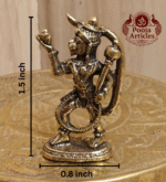 Buy Miniature Brass Hanuman Statue – 10 g, 1.5″ Divine Brass Hanuman Murti for Pooja