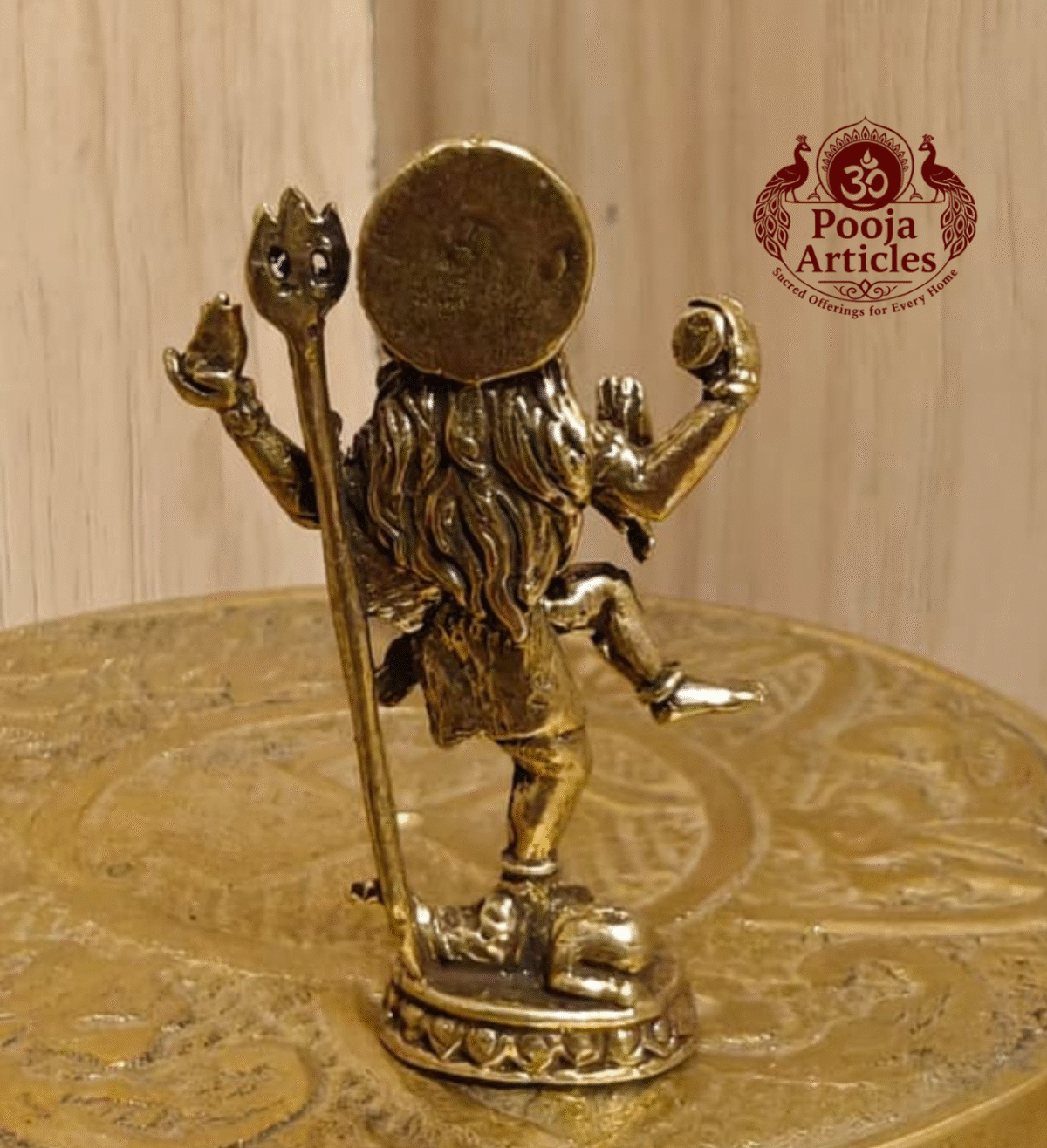 Buy Miniature Brass Nataraja – 15 g, 1.8″ Divine Natraj Statue For Pooja
