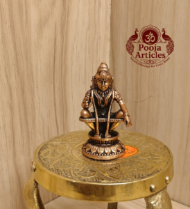 Copper Ayyappan Statue 70g