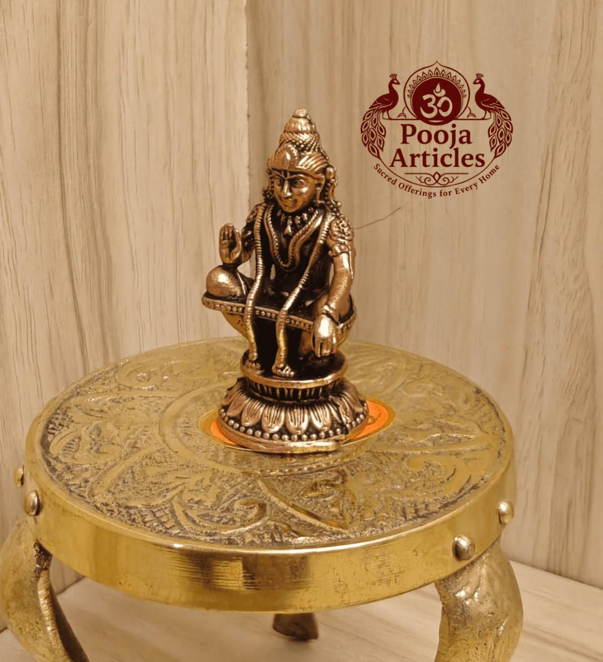 Copper Ayyappan Statue 70g