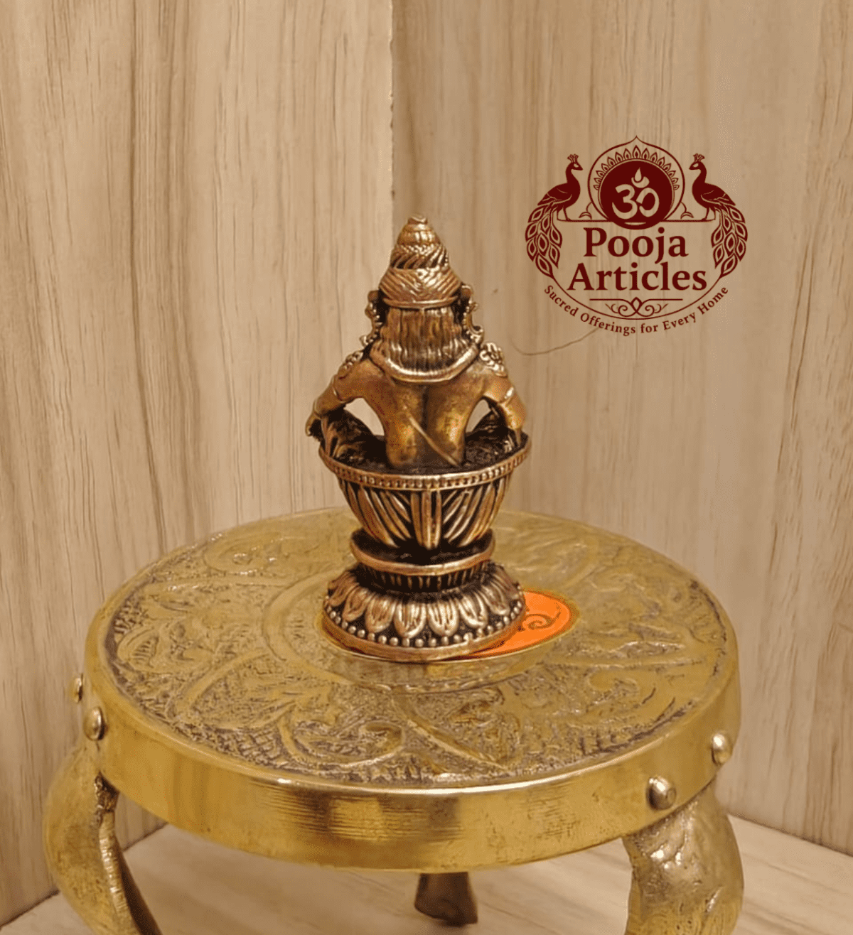 Copper Ayyappan Statue 70g