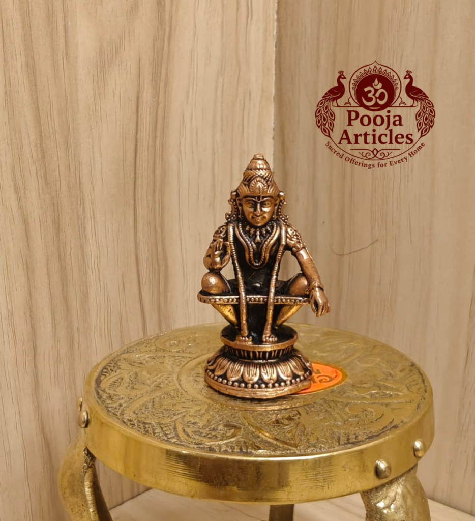 Copper Ayyappan Statue 70g