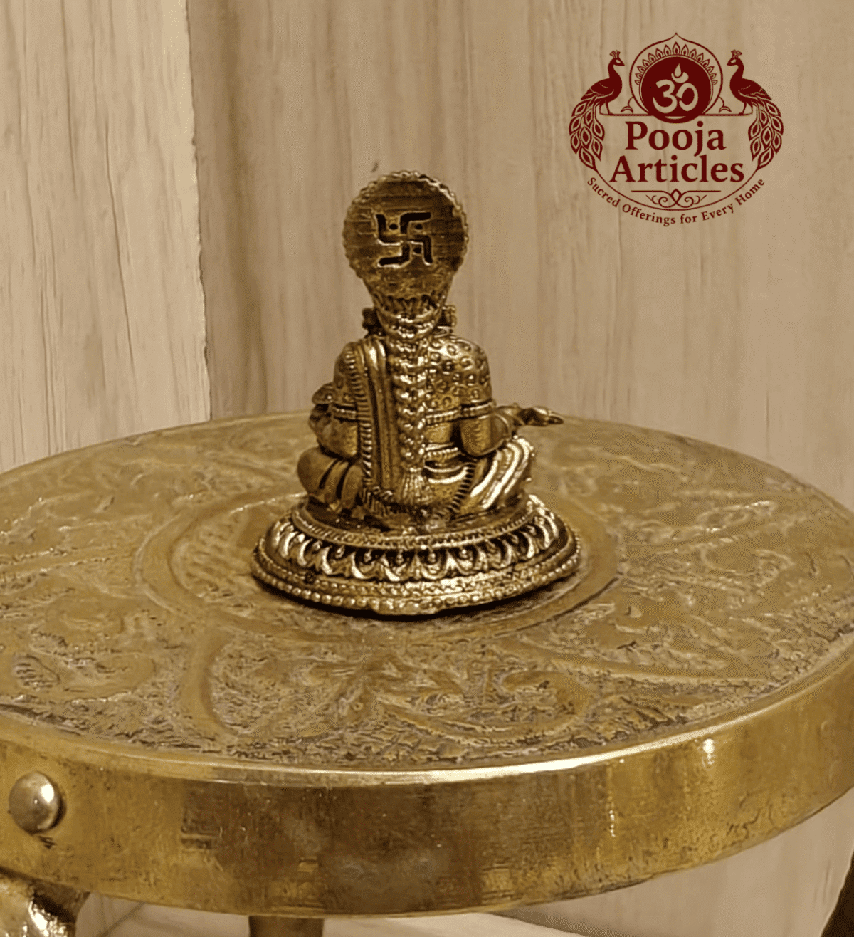 Buy Brass Annapurna Devi Idol 15 g, 1.2" for Home Pooja, Prosperity & Spiritual Blessings