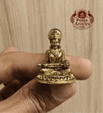 Buy Brass Annapurna Devi Idol 15 g, 1.2" for Home Pooja, Prosperity & Spiritual Blessings