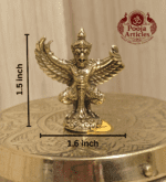 Buy Brass Garuda Statue – 20 g, 1.6" Miniature Sacred Brass Idol for Protection, Power, and Divine Energy