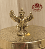 Buy Brass Garuda Statue – 20 g, 1.6" Miniature Sacred Brass Idol for Protection, Power, and Divine Energy
