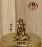 Buy Brass Hanuman Idol 30 g, 1.5" for Home Pooja, Protection and Spiritual Strength