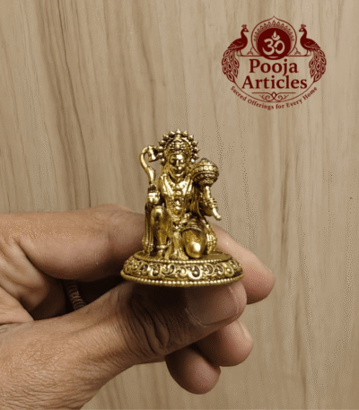 Buy Brass Hanuman Idol 30 g, 1.5" for Home Pooja, Protection and Spiritual Strength