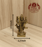 Buy Brass Lord Murugan Idol 90 g, 2.5" for Home Pooja, Courage and Spiritual Blessings