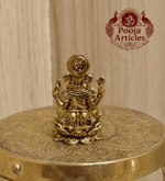 Buy Brass Lord Vinayagar Statue 25 g, 1.5" for Home Pooja, Success and Spiritual Blessings