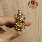 Buy Brass Lord Vinayagar Statue 25 g, 1.5" for Home Pooja, Success and Spiritual Blessings