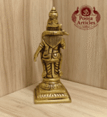 Buy Brass Meenakshi Amman Statue 420 g, 5" – Premium Brass Meenakshi Amman Idol for Home Pooja & Vastu