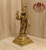 Buy Brass Meenakshi Amman Statue 420 g, 5" – Premium Brass Meenakshi Amman Idol for Home Pooja & Vastu