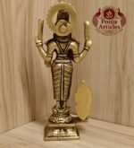 Buy Brass Murugan Statue – 580 g, 6.2″ Divine Brass Murugan Idol For Puja - Image 5
