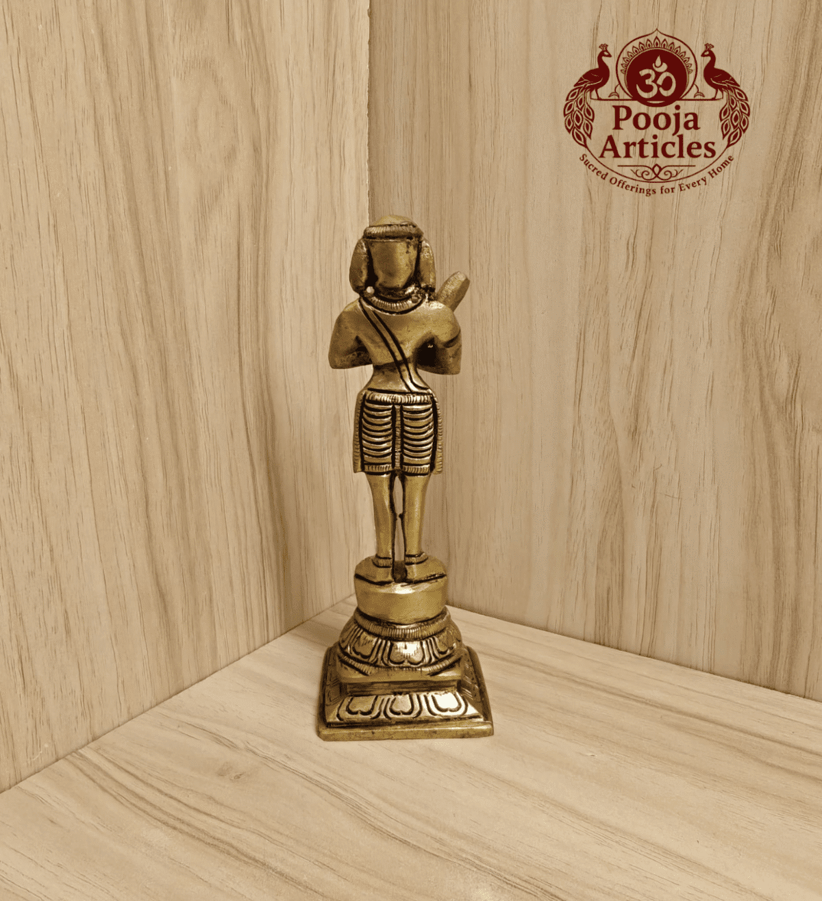 Buy Brass Nalvar Set 1.750 g, 5.7" – Premium Handcrafted Brass Naalvar Idols for Home Pooja, Bhakti & Spiritual Blessings