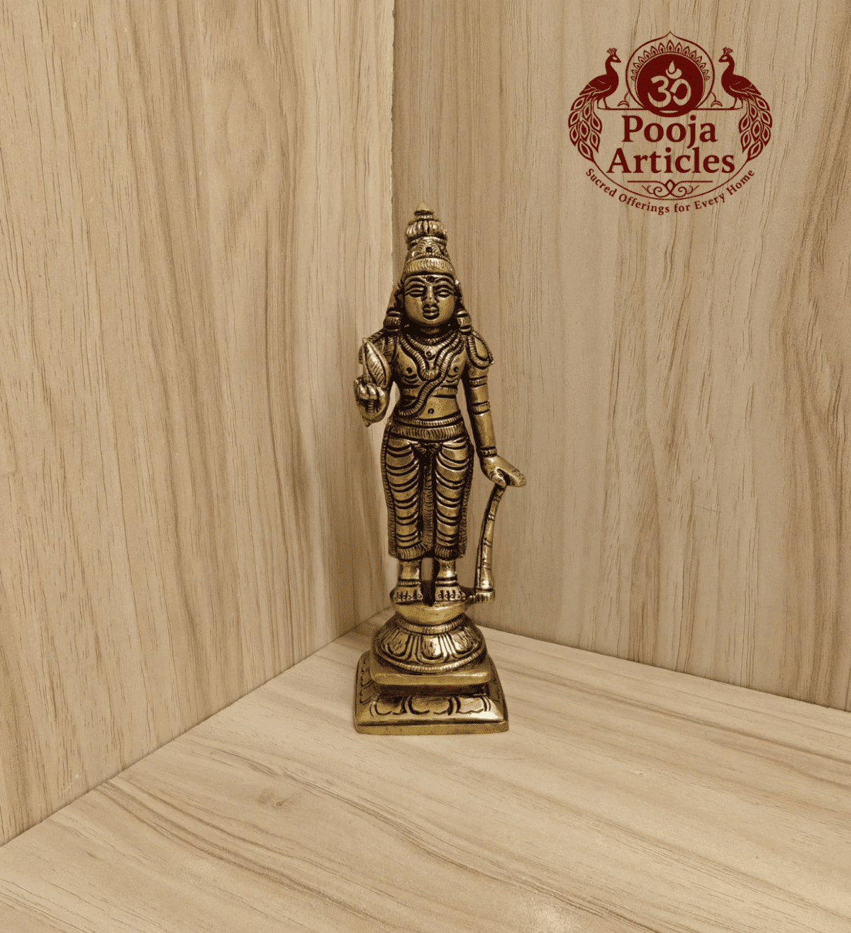 Buy Brass Nalvar Set 1.750 g, 5.7" – Premium Handcrafted Brass Naalvar Idols for Home Pooja, Bhakti & Spiritual Blessings