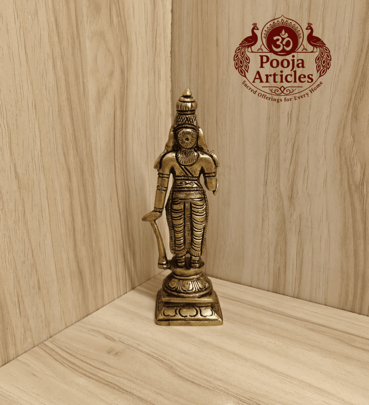 Buy Brass Nalvar Set 1.750 g, 5.7" – Premium Handcrafted Brass Naalvar Idols for Home Pooja, Bhakti & Spiritual Blessings