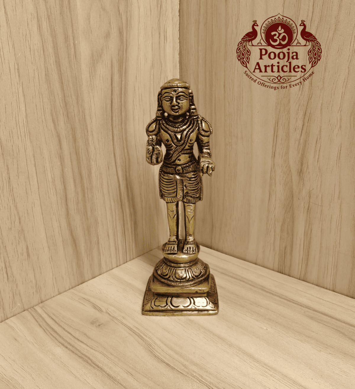 Buy Brass Nalvar Set 1.750 g, 5.7" – Premium Handcrafted Brass Naalvar Idols for Home Pooja, Bhakti & Spiritual Blessings
